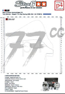 Generic Trigger X-Enduro 50 2T AM6 - Motorpack Zylinder Auspuff Big Racing 77ccm