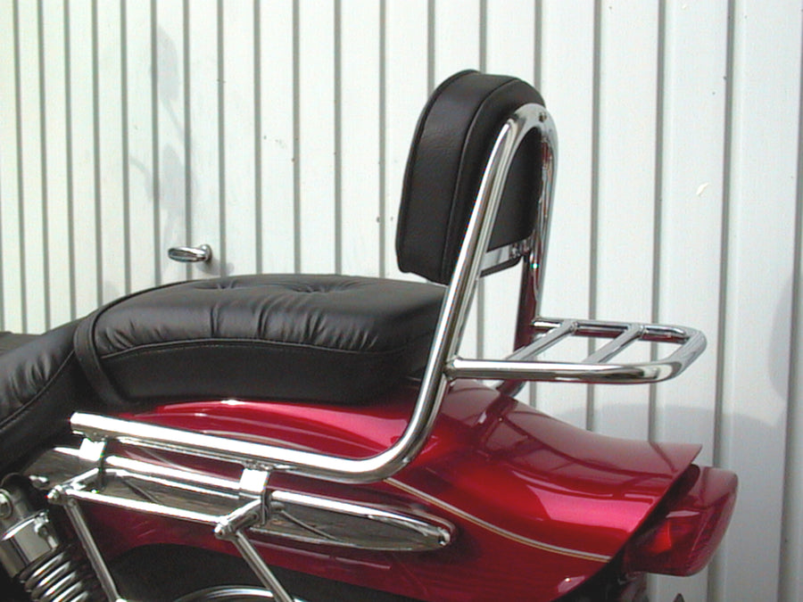 Suzuki GZ 125 Marauder [1998-2001] - Sissy bar made of pipe with pillows and luggage rack