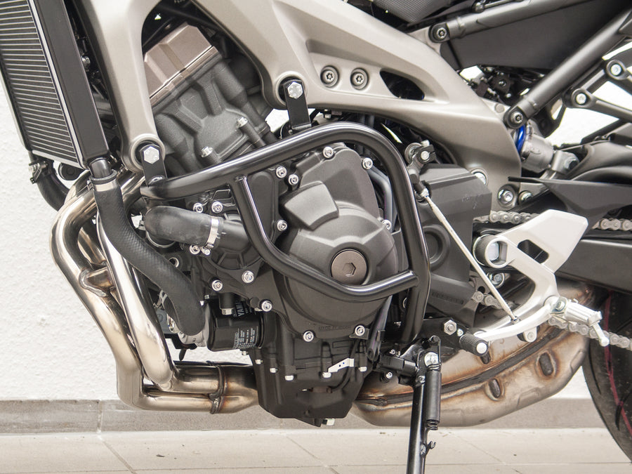 Yamaha MT-09/ABS [2013-2016]-motor protection bar, stable, black