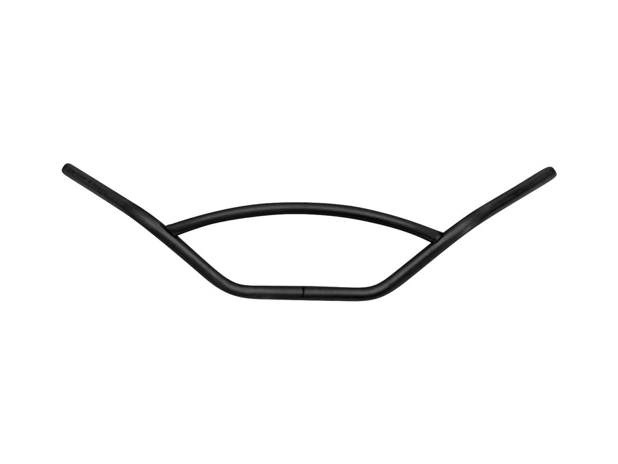 Motorcycle driver Ø 25 - handlebar with rounded strut Ø 22 mm, 870 mm wide, black