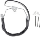 harley davidson flhtc [DRAG SPECIALTIES] - Extended Black Vinyl Brake Line Kit-2