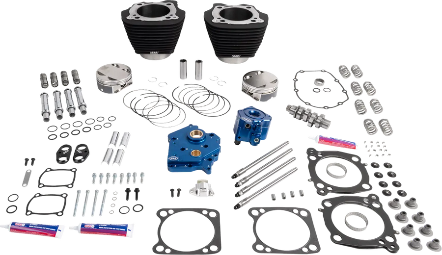 Harley-Davidson FLRT 1868 Freewheeler 114 [2025] - 132" Power Package Motorleistungs-Kit – Oberfläche: Schwarz, Nicht hervorgehobene Kühlrippen – Bild 1