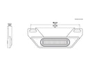 honda cb 500 [DENALI] – B6 LED brake light kit with license plate holder-4