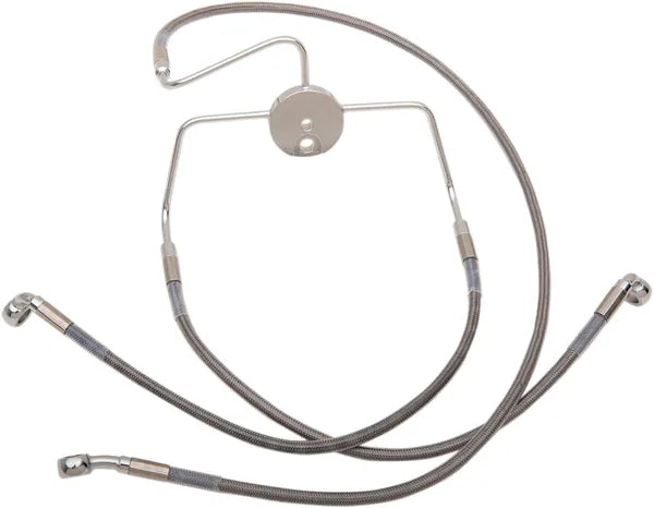 Harley Davidson Flhri [DRAG SPECIALTIES] – Edelstahl-Bremsleitungs-Kit, verlängert