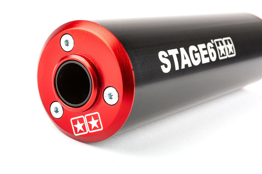 Generic Trigger X-Enduro 50 2T AM6 - Auspuff Streetrace 80-90 Rot