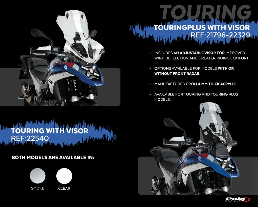 BMW R 1300 GS TROPHY [2025] – touring screen – transparent