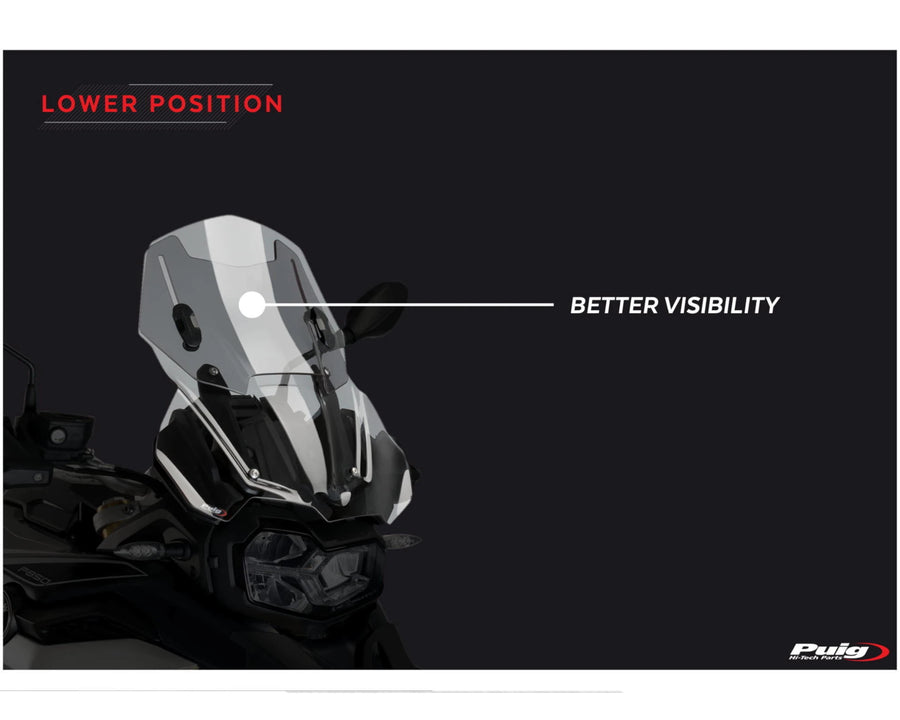 BMW F 750 GS [2024] – Adjustable windshield – Tinted
