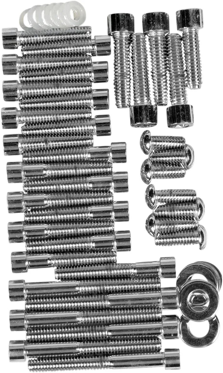harley-davidson low rider s [DRAG SPECIALTIES] - Set of screws for camshaft/primary/transmission cover
