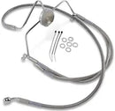 Harley Davidson Flhr [DRAG SPECIALTIES] – Edelstahl-Bremsleitungs-Kit, verlängert