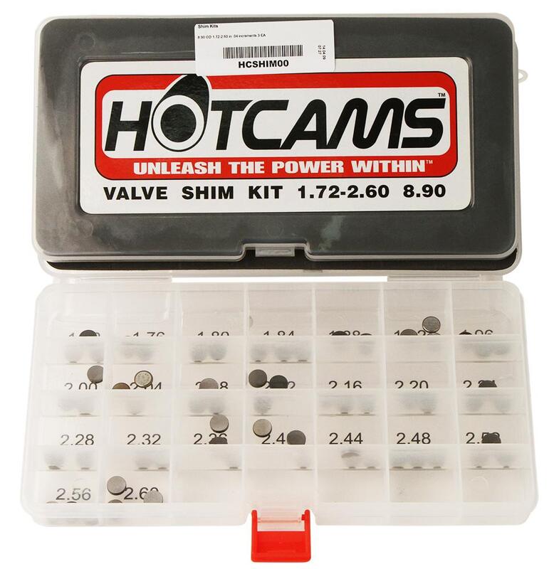 Ktm Sx-F 250 [HOT CAMS] - valve discs Ø8.90x1.72 to 2.6mm - set of 3 pcs.