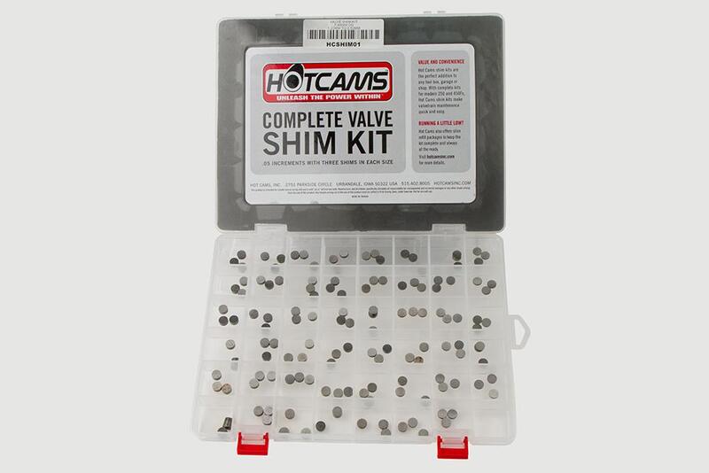 Husqvarna Sm 450 [HOT CAMS] - valve discs Ø7.48x1.20 to Ø7.48x3.50mm - (3x per size)