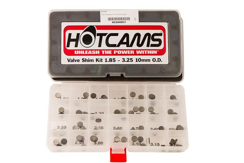 Ktm Super Duke 990 [HOT CAMS] - valve discs Ø10.0x1.85 to 3.25mm - set of 5 pieces.