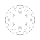Benelli Bn 600 [BREMBO] - Series Oro round rigid brake disc-2