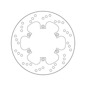 Bmw F 650 Gs Twin [BREMBO] - Series Oro round rigid brake disc - 0