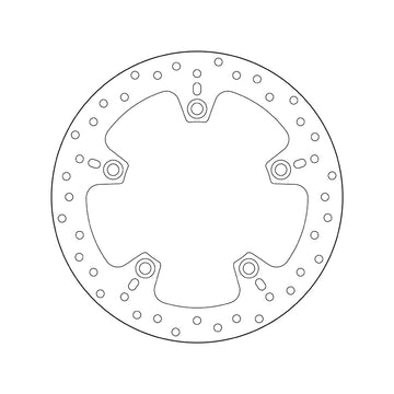 Bmw F 800 Gs [BREMBO] - Series Oro round rigid brake disc - 0