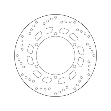 Yamaha Xvs 1100 [BREMBO] - Series Oro round rigid brake disc