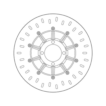 Bmw K 100 Rt [1984–1989] - Series Oro round rigid brake disc - 0