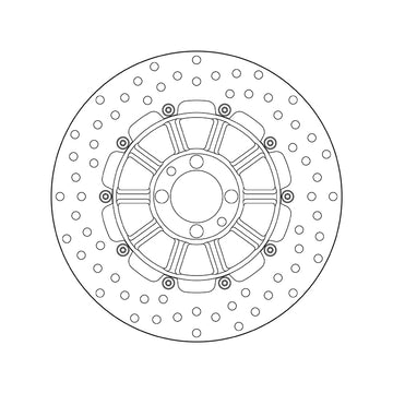Bmw K 100 Rt [BREMBO] - Series Oro round rigid brake disc - 0