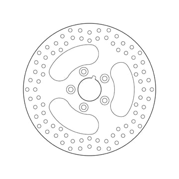 Harley Davidson Flstc [BREMBO] - Series Oro round rigid brake disc - 0