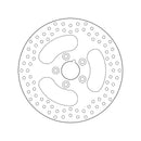 Harley Davidson Flstf [BREMBO] - Series Oro round rigid brake disc-2