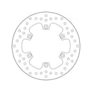 Yamaha Fz 6 [BREMBO] - Series Oro round rigid brake disc