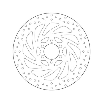 Ktm Duke 200 [BREMBO] - Series Oro round rigid brake disc