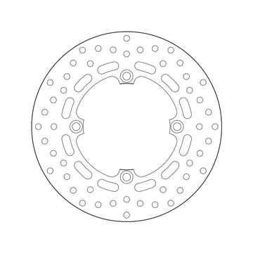 Honda Crf 1000 L Africa Tw [BREMBO] - Series Oro round rigid brake disc - 0