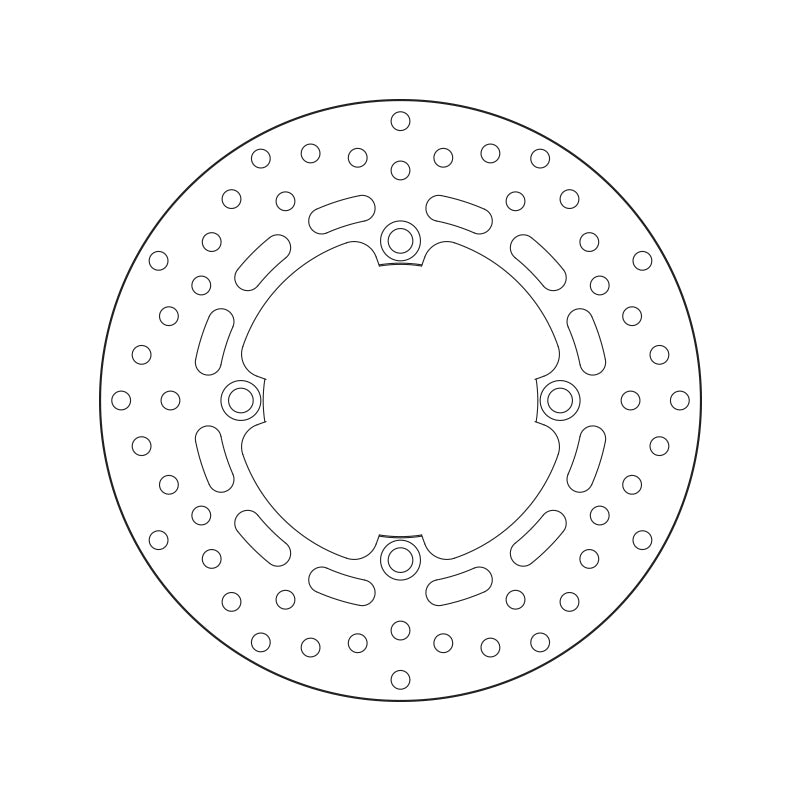 Honda Crf 1000 L At Adv Sp [BREMBO] - Series Oro round rigid brake disc