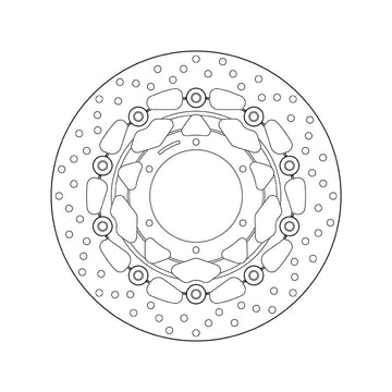 Honda Cb 900 Hornet [BREMBO] - Series Oro round floating brake disc - 0