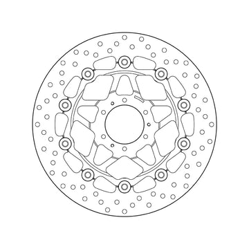 Honda Crossrunner 800 [BREMBO] - Series Oro round floating brake disc - 0