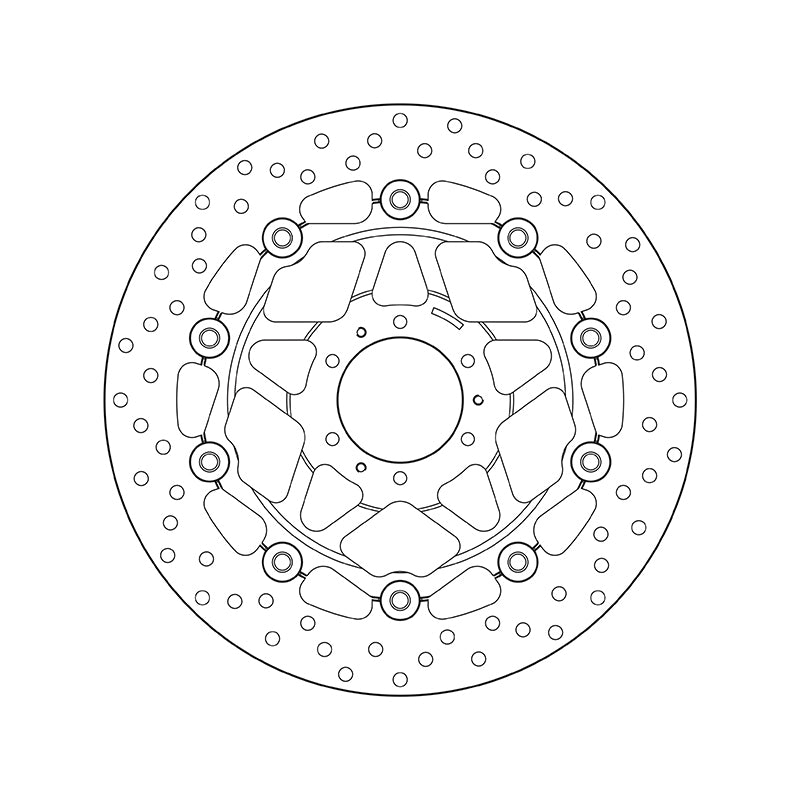 Honda Ctx 700 [BREMBO] - Series Oro round floating brake disc