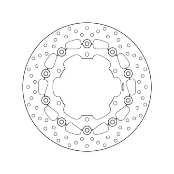 Yamaha Yzf 600 [BREMBO] - Series Oro round floating brake disc