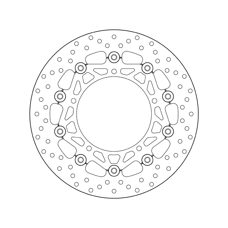 Yamaha Mt 07 [BREMBO] - Series Oro round floating brake disc