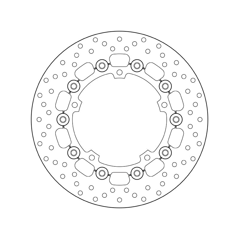 Yamaha Tenere 700 Rally Edition [BREMBO] - Series Oro round floating brake disc
