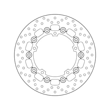 Yamaha Tracer 700 [BREMBO] - Series Oro round floating brake disc