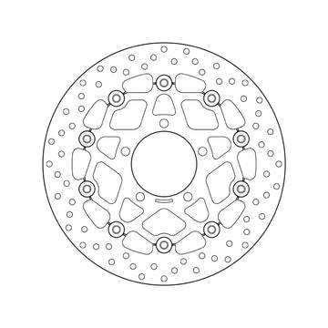 Kawasaki Ninja 1000 [BREMBO] - Series Oro round floating brake disc