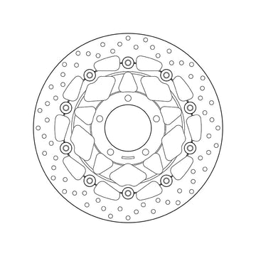 Triumph Tiger 1050 [BREMBO] - Series Oro round floating brake disc
