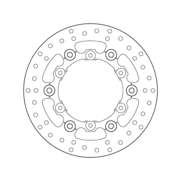 Ktm Smc 690 [BREMBO] - Series Oro round floating brake discs - in pairs