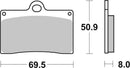 Ducati Sl 600 [BREMBO] - Competition Carbon Ceramic Brake Pads - 07BB15RC-1