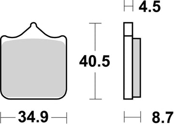 Ktm Super Duke 990 [BREMBO] - Competition Carbon Ceramic Brake Pads - 07BB33RC