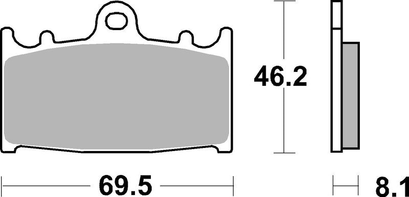 Suzuki Sv 1000 [BREMBO] - Competition Carbon Ceramic Brake Pads - 07KA13RC