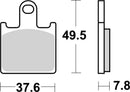 Kawasaki Zr 400 [BREMBO] - Street sintered metal brake pads - 07KA28SA