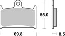 Triumph Sprint [BREMBO] - Competition Carbon Ceramic Brake Pads - 07SU14RC