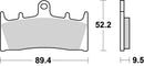 Suzuki Hayabusa [BREMBO] - Competition Carbon Ceramic Brake Pads - 07SU19RC