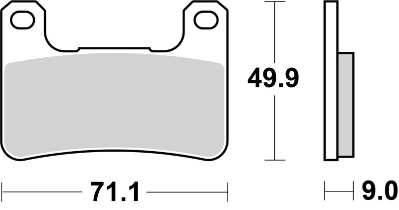 Suzuki V-Strom 1050 [BREMBO] - Competition Carbon Ceramic Brake Pads - 07SU27RC