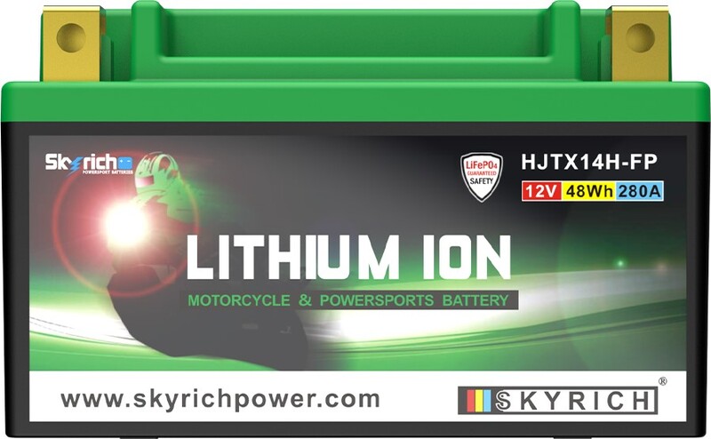 Triumph Thruxton 1200 [SKYRICH] - Lithium-ion battery - HJTX14H-FP