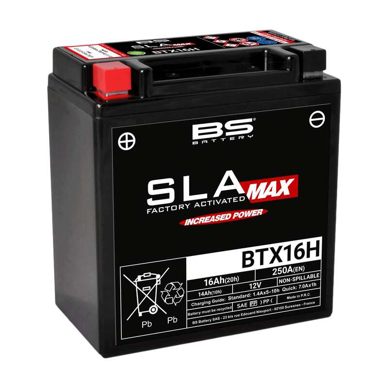 Triumph Tiger Sport 800 [BS BATTERY] - SLA Max Maintenance Free Battery Factory Activated - BTX16H