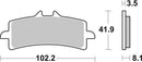 Suzuki Gsx-S 1000 Gx Touring [BREMBO] - Brake pads TYPE 07BB37 SR Sinter - Sport