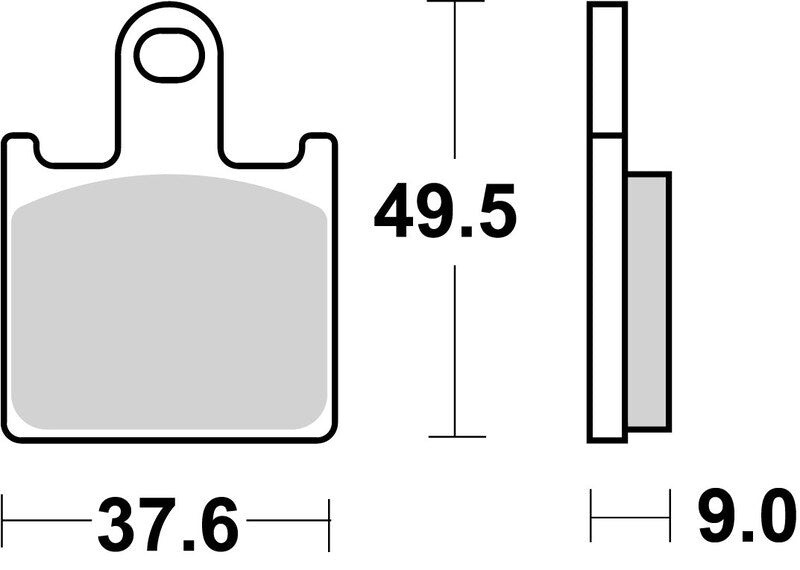 Kawasaki Zzr 1400 [BREMBO] - Brake pads TYPE 07KA28 SR Sinter - Sport