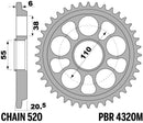 Ducati Hypermotard 950 [PBR] - Sprocket aluminum reinforced - 520-1